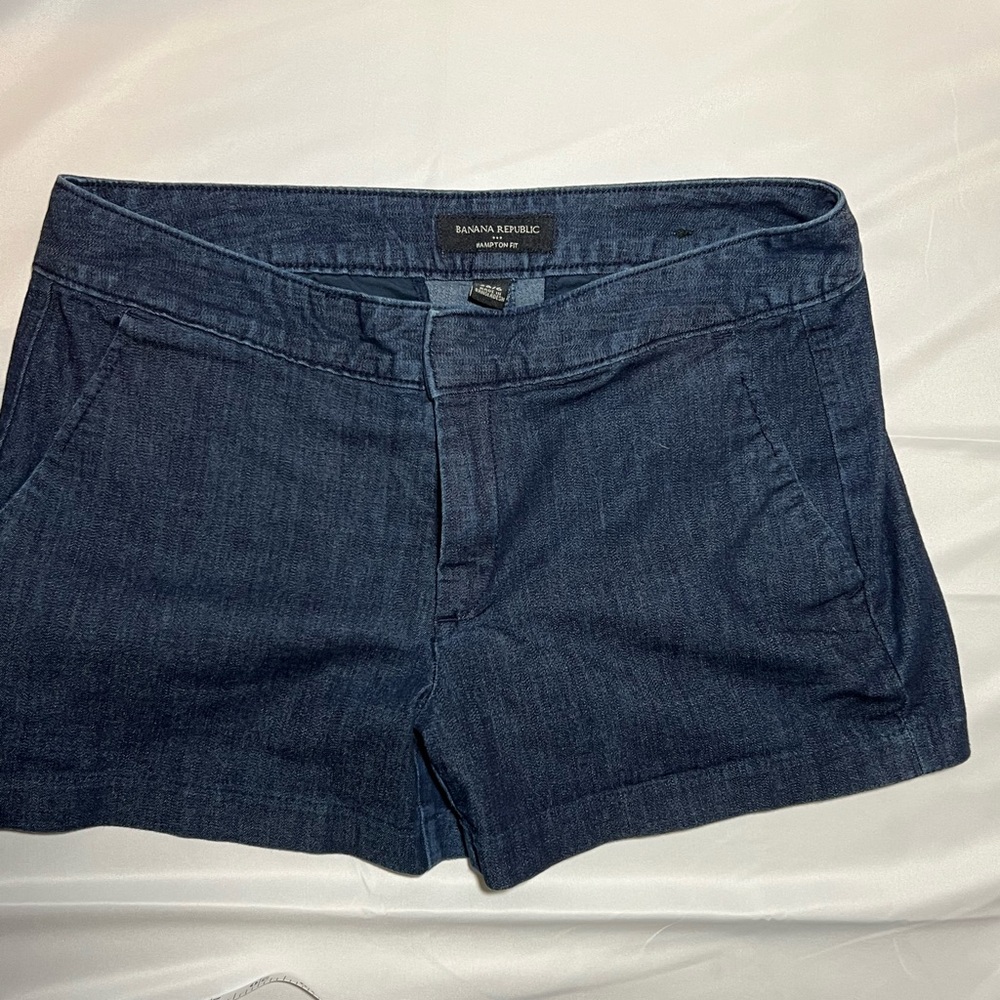 Banana Republic Hampton Fit Blue Shorts sz 28